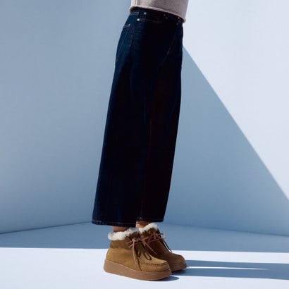 GEN-FF SUEDE SHEARLING LACE UP BOOTS （Terracotta Tan）｜詳細画像