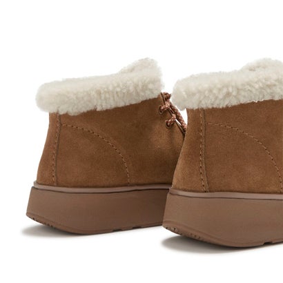 GEN-FF SUEDE SHEARLING LACE UP BOOTS （Terracotta Tan）｜詳細画像