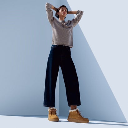 GEN-FF SUEDE SHEARLING LACE UP BOOTS （Terracotta Tan）｜詳細画像
