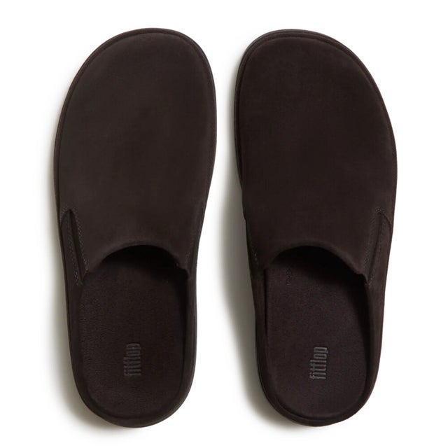 GEN-FF ELASTICATED SUEDE MULES （Chocolate Brown）