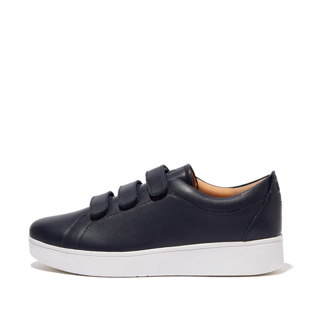 
                    RALLY QUICK STICK FASTENING LEATHER SNEAKERS （Midnight Navy）