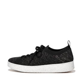RALLY e01 MULTI-KNIT TRAINERS （Black/Rose Gold）