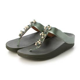 FitFlop トングサンダル ビジュー ベージュピンク フィットフロップ fitflop トング ビジュー （BAY GREEN
