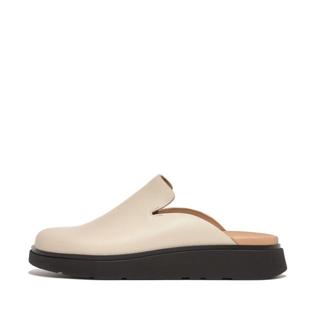 
                    【23AW】GEN-FF LEATHER MULES （Stone Beige Mix）