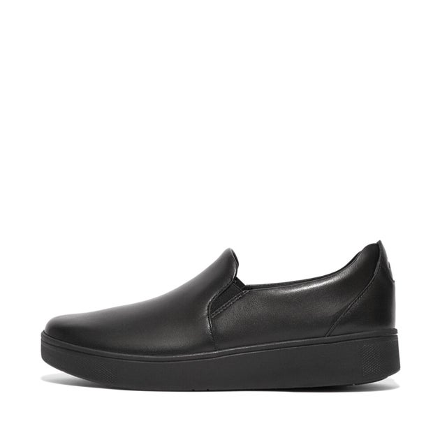 【23AW】RALLY LEATHER SLIP-ON SKATE SNEAKERS （All Black）