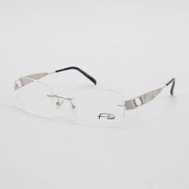 メガネ 眼鏡 アイウェア レディース メンズ （シルバー）