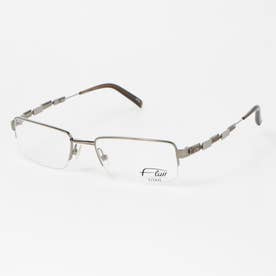 メガネ 眼鏡 アイウェア レディース メンズ （グレー/ブラウン）