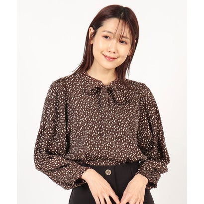 フラワー flower balloon leopard blouse｜詳細画像
