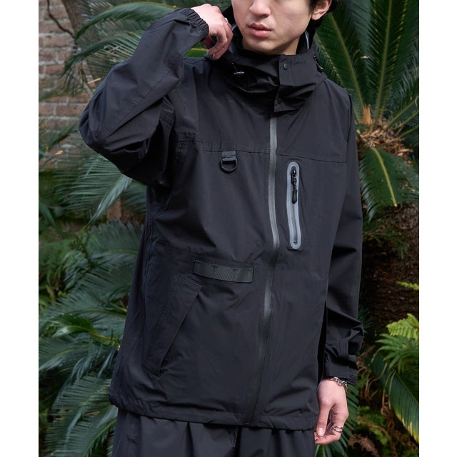 フィッシングレインスーツ F-001 （ブラック）