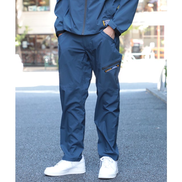 透湿・防水 3レイヤー アーバンアウトドア ワークパンツ ストレッチ アウトドア キャンプ 6104 （ネイビー）
