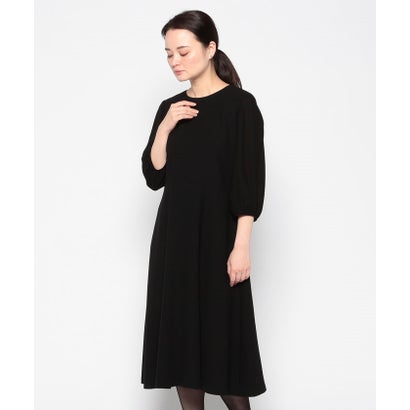 フォルムフォルマ form forma 【喪服】【スピンドル仕様・調節可】【洗える】ノーカラー＆フレアワンピース ブラックフォーマルセットアップスーツ/セレモニー/七五三 （黒）｜詳細画像