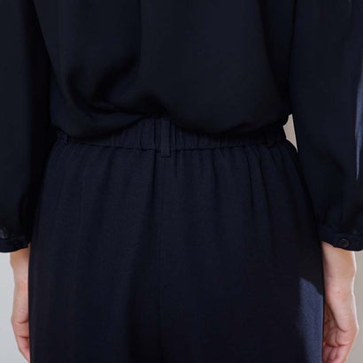 フォルムフォルマ form forma 【喪服・礼服】ボウタイブラウス付き ワイドパンツ/ブラックフォーマルスーツ/七五三・お宮参り （黒）｜詳細画像