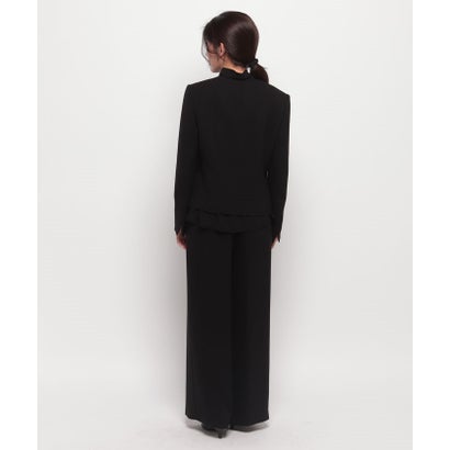 フォルムフォルマ form forma 【喪服・礼服】ボウタイブラウス付き ワイドパンツ/ブラックフォーマルスーツ/七五三・お宮参り （黒）｜詳細画像
