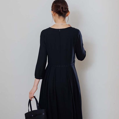 喪服・礼服】《日本製素材を使用》ジャケット＆ワンピース ブラックフォーマル/ 卒入学式 （黒）｜詳細画像