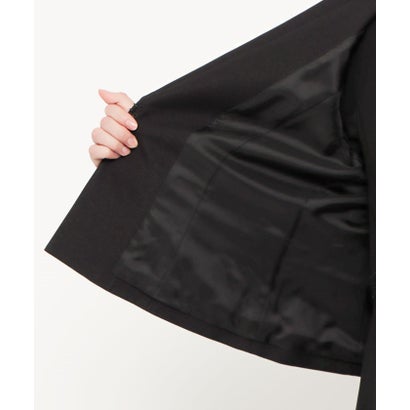 喪服・礼服】《日本製素材を使用》ジャケット＆ワンピース ブラックフォーマル/ 卒入学式 （黒）｜詳細画像
