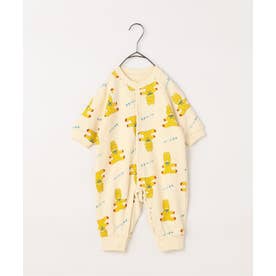 イロチ買いしたいPOPな総柄トレーナーカバーオール リンク  【返品不可商品】 （アイボリー）