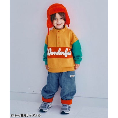 ぬくぬくなのにかっこいい裏フリースのサイドポケットパンツ あったか  10分丈 （ブラック）｜詳細画像