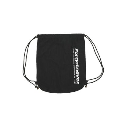 フォーゲットネバークロージング FORGET NEVER CLOTHING FORGET NEVER フォーゲットネバー ナップサック リュック キッズ （BLK-2）｜詳細画像