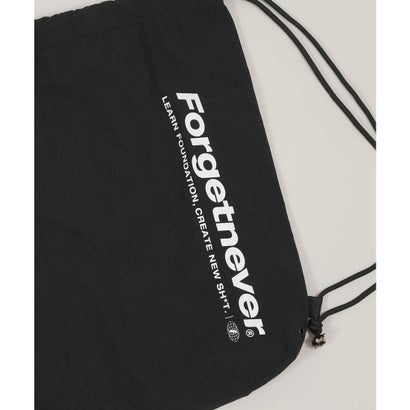 フォーゲットネバークロージング FORGET NEVER CLOTHING FORGET NEVER フォーゲットネバー ナップサック リュック キッズ （BLK-2）｜詳細画像