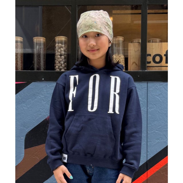 FORGET NEVER フォーゲットネバー プルオーバー パーカー フーディー （NVY）