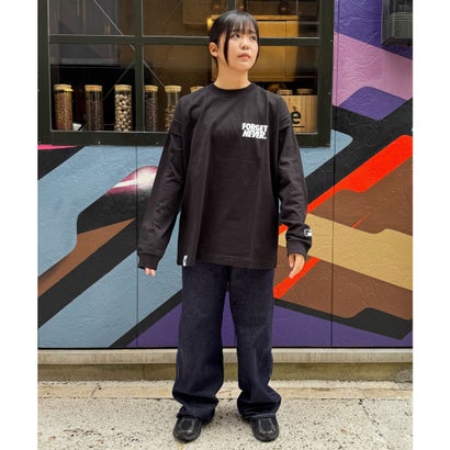 FORGET NEVER フォーゲットネバー 長袖 Tシャツ ロンT （BLK）｜詳細画像