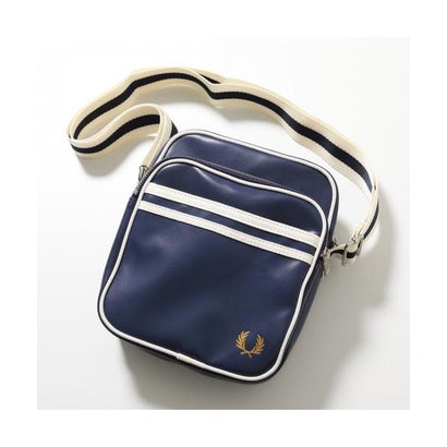 フレッドペリー FRED PERRY FRED PERRY ショルダーバッグ Classic Side Bag L8258 （D57/BLACK/ECRU）｜詳細画像