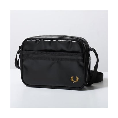 FRED PERRY ショルダーバッグ Tonal Mini Shoulder Bag L2169 （774/BLACK-GOLD/ブラック）｜詳細画像