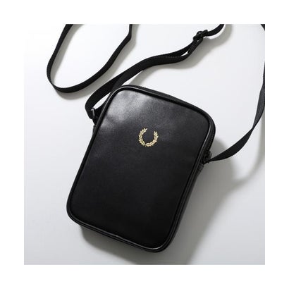 フレッドペリー FRED PERRY FRED PERRY バッグ SMOOTH LEATHER SMALL SIDE BAG L3348 （102/BLACK-ブラック）｜詳細画像