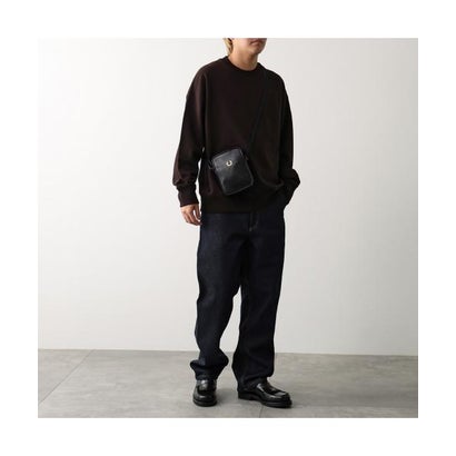 フレッドペリー FRED PERRY FRED PERRY バッグ SMOOTH LEATHER SMALL SIDE BAG L3348 （102/BLACK-ブラック）｜詳細画像