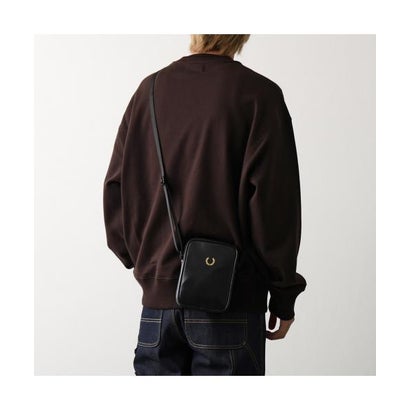 フレッドペリー FRED PERRY FRED PERRY バッグ SMOOTH LEATHER SMALL SIDE BAG L3348 （102/BLACK-ブラック）｜詳細画像