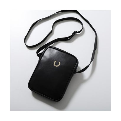フレッドペリー FRED PERRY FRED PERRY バッグ SMOOTH LEATHER SMALL SIDE BAG L3348 （102/BLACK-ブラック）｜詳細画像