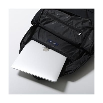 FRED PERRY バックパック CRINKLE NYLON BACKPACK L3339 （102/BLACK-ブラック）｜詳細画像