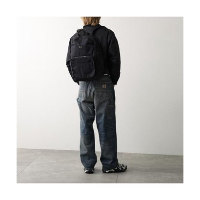 FRED PERRY バックパック CRINKLE NYLON BACKPACK L3339 （102/BLACK-ブラック）｜詳細画像