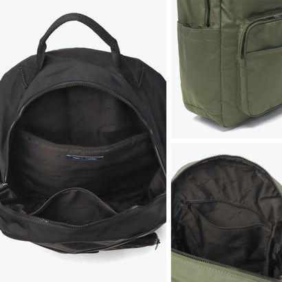 リュック ブランド ナイロン 通勤 軽量 カジュアル ビジネス シンプル リュックサック おしゃれ トラベル PC収納 A4 CRINKLE NYLON BACKPACK L3339 （LRLWRTHGREEN）｜詳細画像