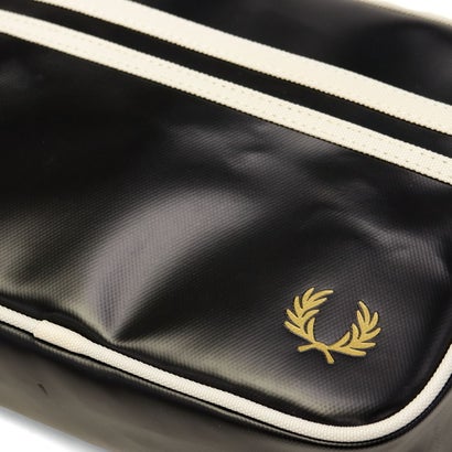 フレッドペリー FRED PERRY ショルダーバッグ ミニショルダー 横型 斜めがけ ミニサイズ バッグ ミニバッグ ブランド 軽量 コンパクト ポシェット 2L A5 Classic Mini Shoulder Bag L2168 （NAVY×ECRU）｜詳細画像