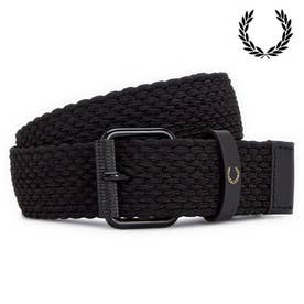 WOVEN ELASTIC BELT BLACK [BT1249-102] （BLACK）