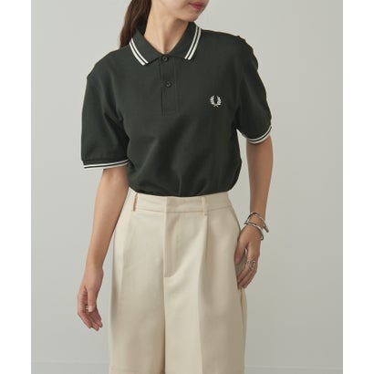 フレッドペリー FRED PERRY The Twin Topped Fred Perry Shirt M3600 （ダークグリーン）｜詳細画像