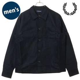 BRUSHED TWILL OVERSHIRT BLACK [M1723-184] （BLACK）