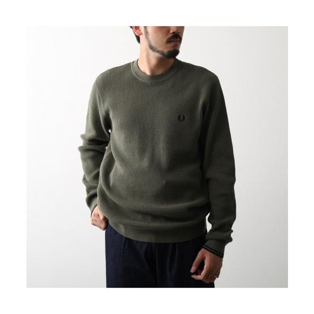 セーター WAFFLE STITCH JUMPER K6507 （X21/LRL-WRTH-GREEN/カーキ）
