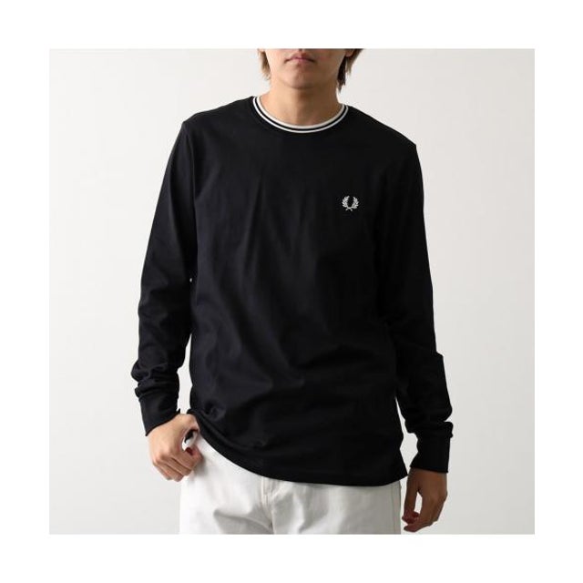 Tシャツ LS TWIN TIPPED T-SHIRT M9602 長袖 （R88/BLACK/ブラック）