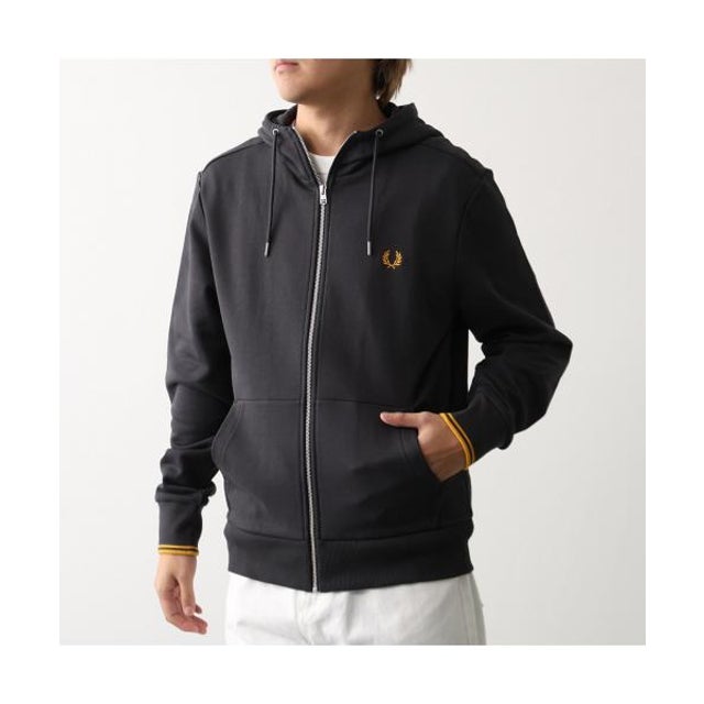 パーカー HOODED ZIP THROUGH SWEATSHIRT J7536 （85C/ANCHORGRY/GOLDEN）
