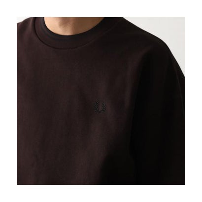 FRED PERRY トレーナー Oversized Tipped Sweatshirt M3497 （420/STEEL-MARL）｜詳細画像
