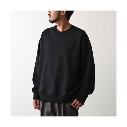 FRED PERRY トレーナー Oversized Tipped Sweatshirt M3497 （420/STEEL-MARL）｜詳細画像
