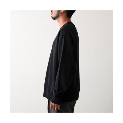 FRED PERRY トレーナー Oversized Tipped Sweatshirt M3497 （102/BLACK）｜詳細画像