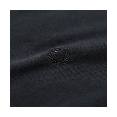 FRED PERRY トレーナー Oversized Tipped Sweatshirt M3497 （102/BLACK）｜詳細画像
