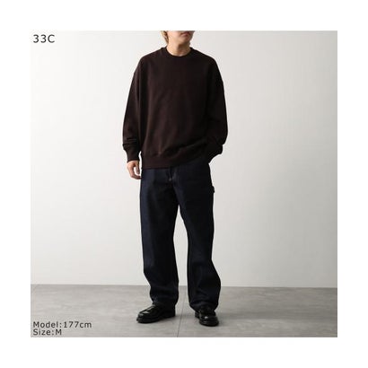 FRED PERRY トレーナー Oversized Tipped Sweatshirt M3497 （102/BLACK）｜詳細画像