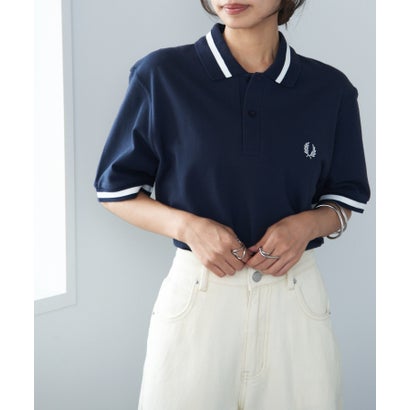 フレッドペリー FRED PERRY 【FRED PERRY】SINGLE TIPPED FRED PERRY SHIRT M2  Made in England （ネイビー）｜詳細画像