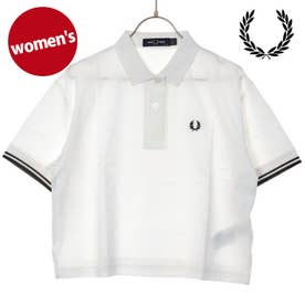 フレッドペリー FRED PERRY SHEER TIPPED POLO SHIRT SNOW-WHITE