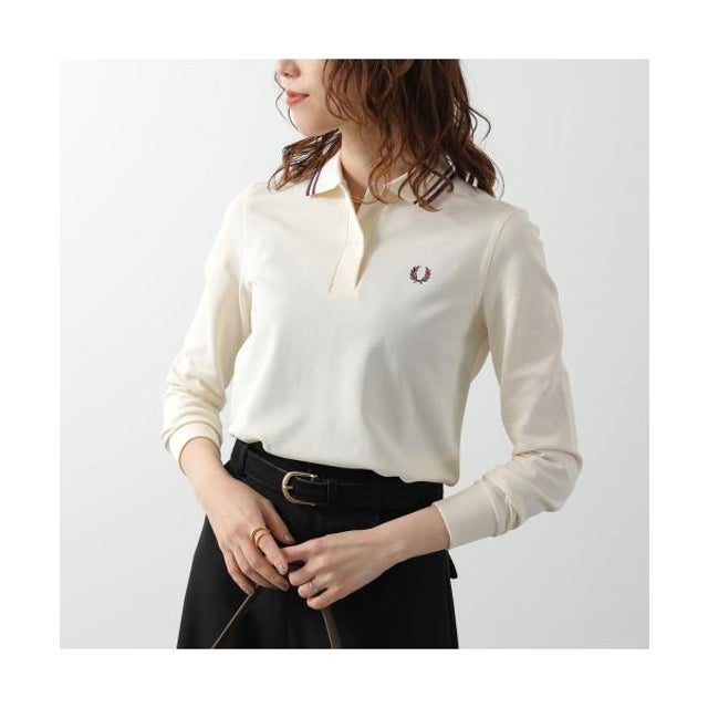 長袖 ポロシャツ TWIN TIPPED LS FP SHIRT G3636 （03D/ECRU/PLUM/PLUM）