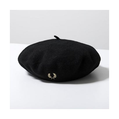 フレッドペリー FRED PERRY FRED PERRY ベレー帽 BERET HW7646 ナイロン混ウール （90A/BLACK/CHAMPAGNE）｜詳細画像